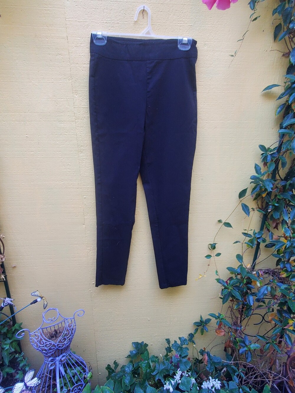 Who What Wear Black High-Rise Skinny Ponte Pants
